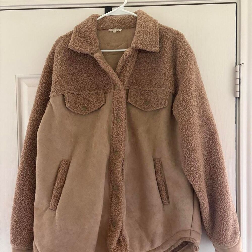 Unbranded Women's Tan and Brown Jacket